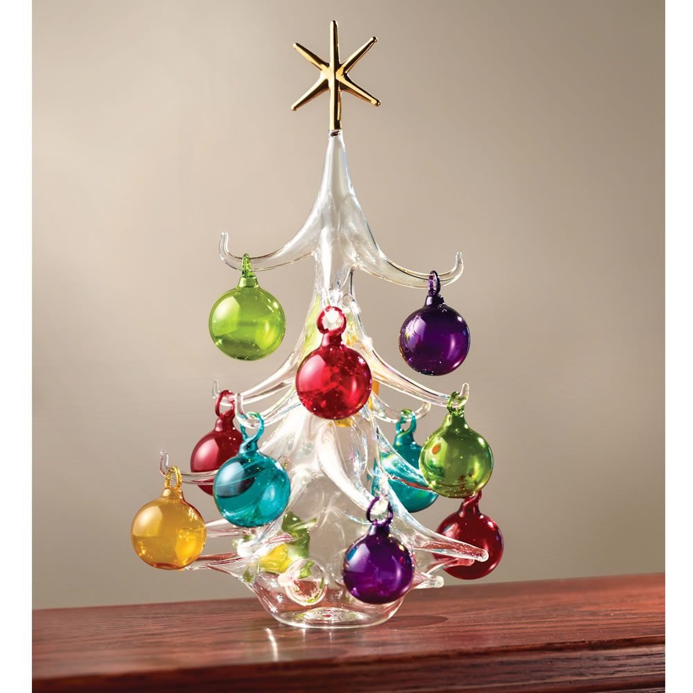 Blown Glass Christmas Tree Decoration